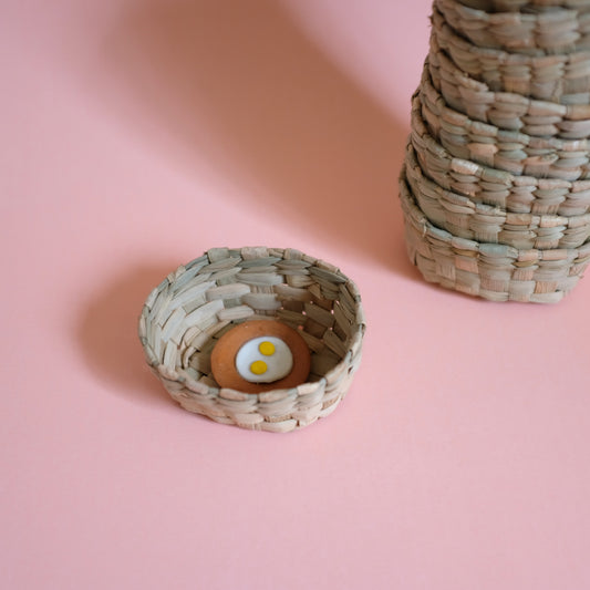 Mini Palm Leaf Basket