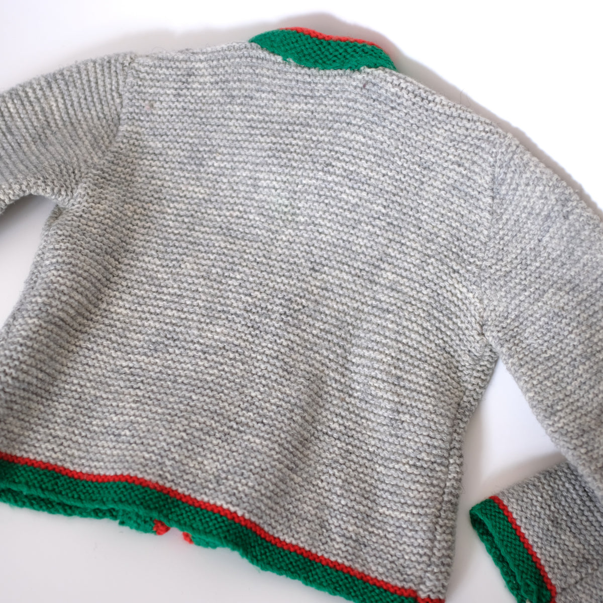 Grey knit sweater